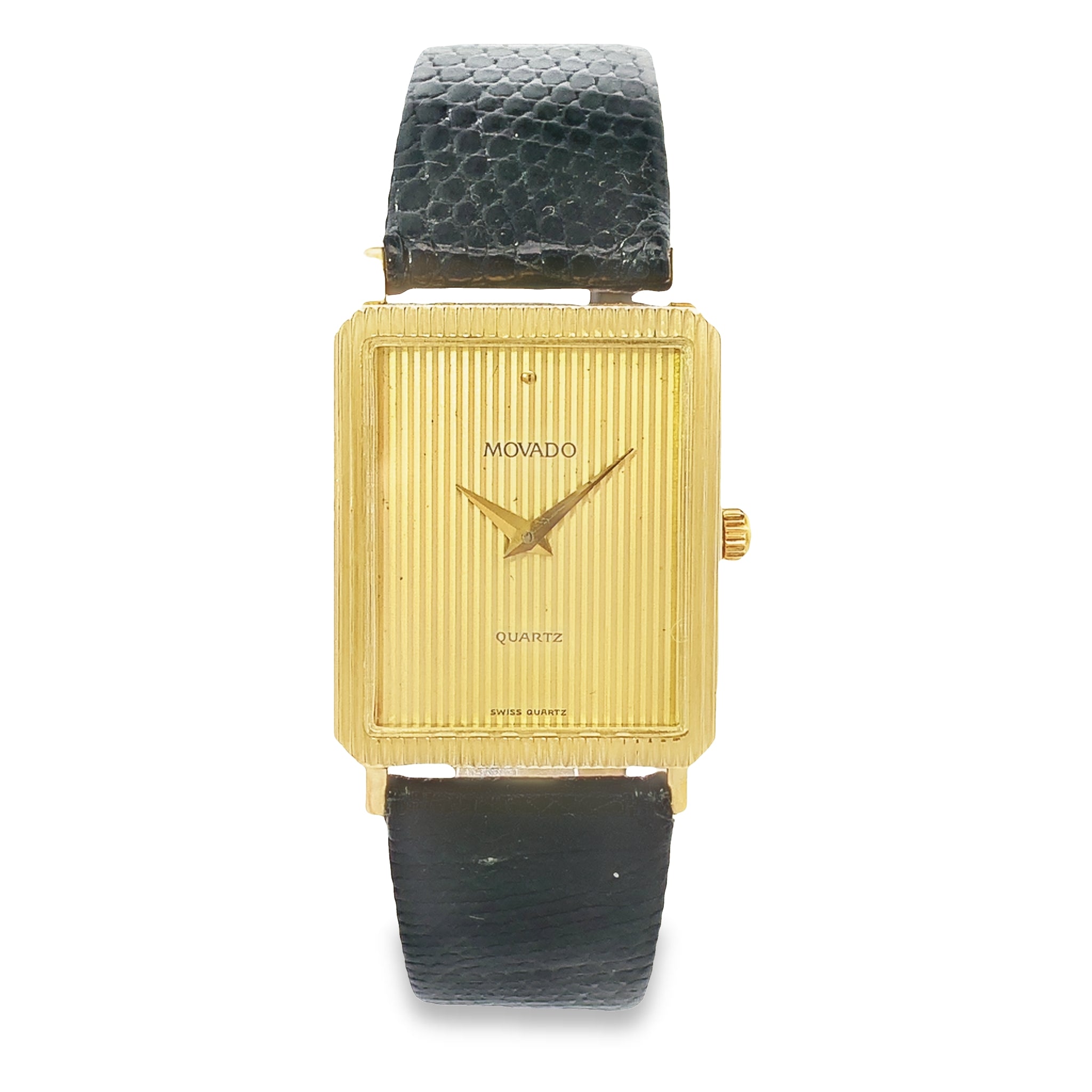 MOVADO Swiss 14K Gold Case Watch