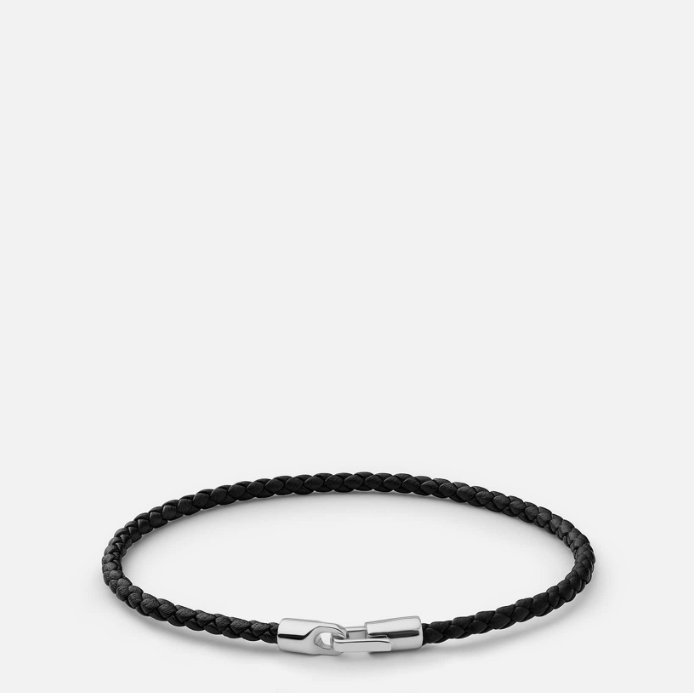 Cruz Leather Bracelet - Black – Generales & Generales Fine Jewellers