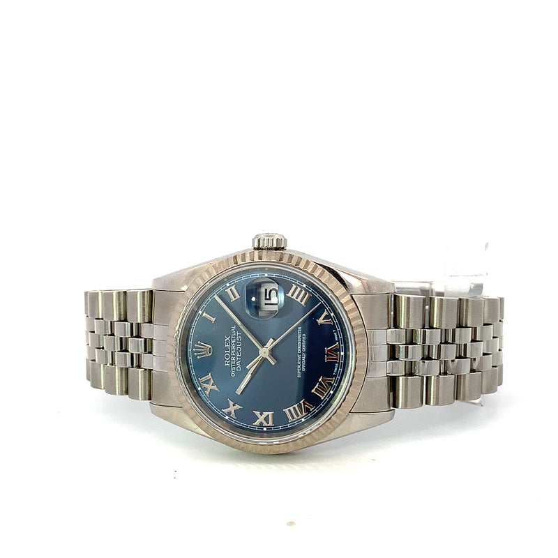 ROLEX - Oyster Perpetual Datejust Blue Dial 34mm