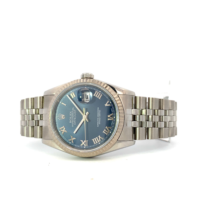 ROLEX - Oyster Perpetual Datejust Blue Dial 34mm