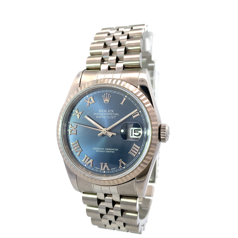 ROLEX - Oyster Perpetual Datejust Blue Dial 36mm