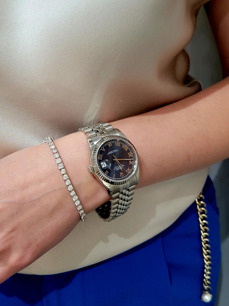 ROLEX - Oyster Perpetual Datejust Blue Dial 36mm