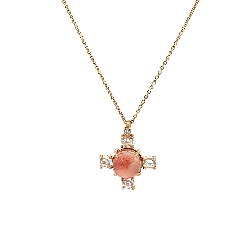 Sunstone and Moonstone Necklace
