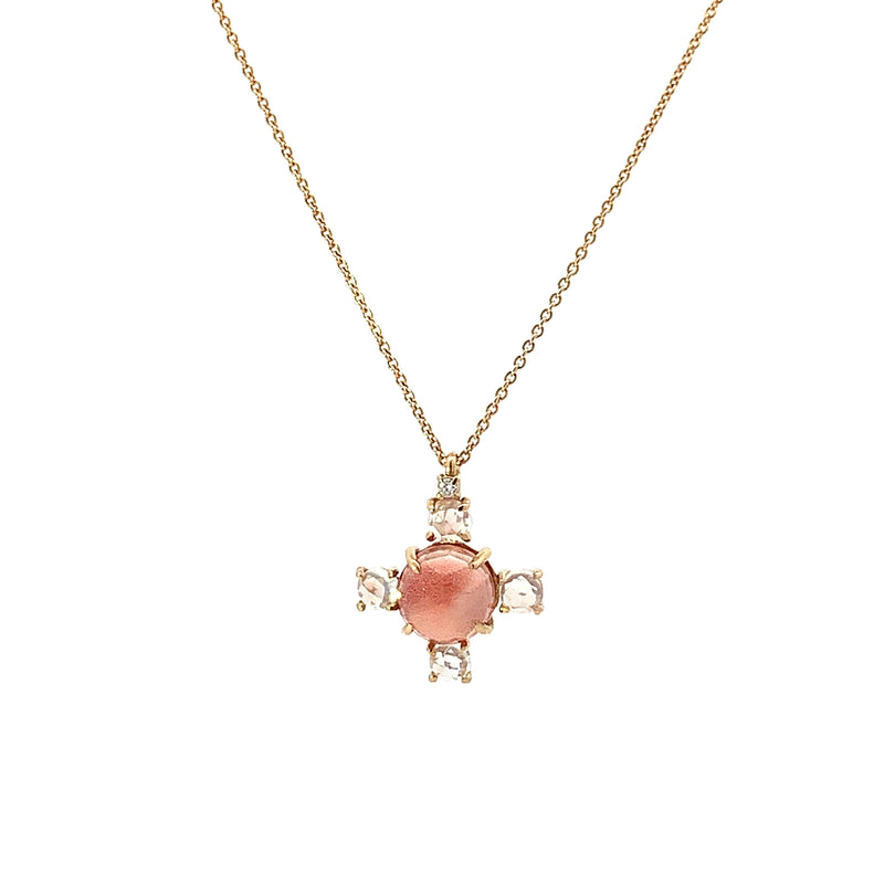 Sunstone and Moonstone Necklace