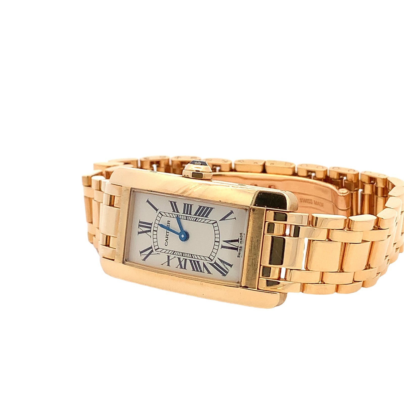 CARTIER - Cartier Tank Americaine Small 18KY Quartz Watch