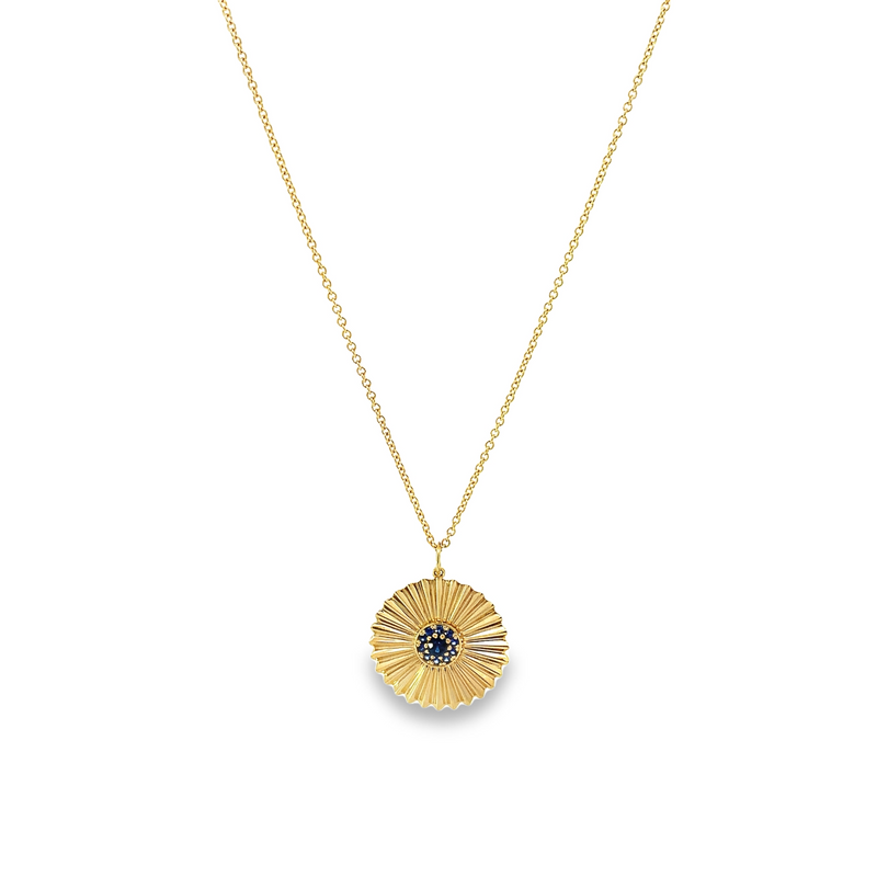Sapphire Sunburst Necklace – Generales & Generales Fine Jewellers