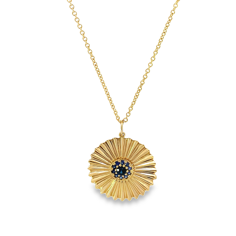 Sapphire Sunburst Necklace – Generales & Generales Fine Jewellers