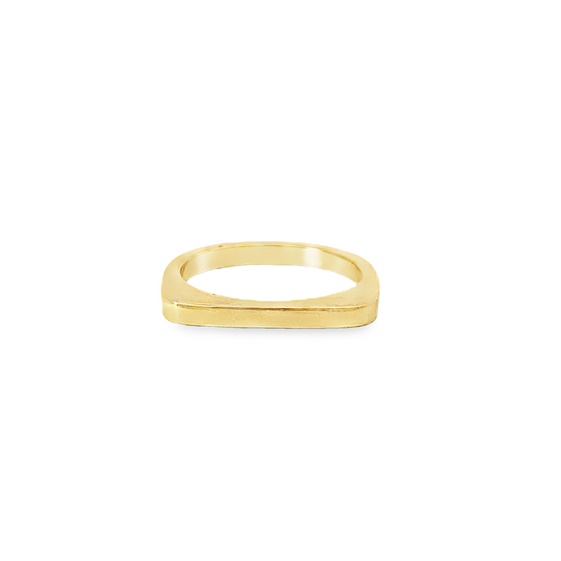 Golden Bar Stacking Ring