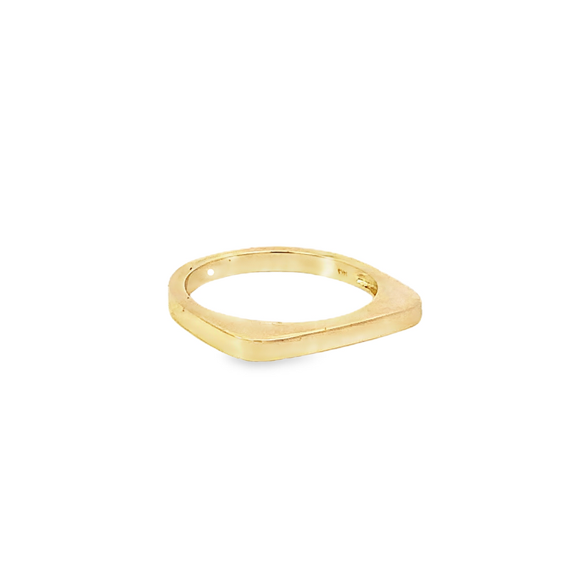 Golden Bar Stacking Ring