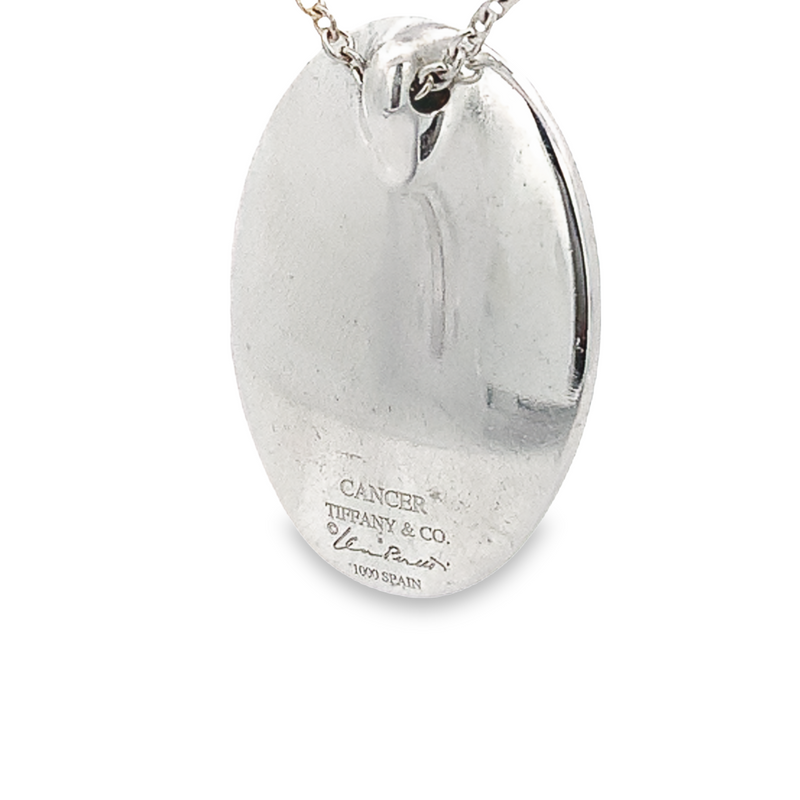 TIFFANY CO Elsa Peretti Zodiac pendant Cancer