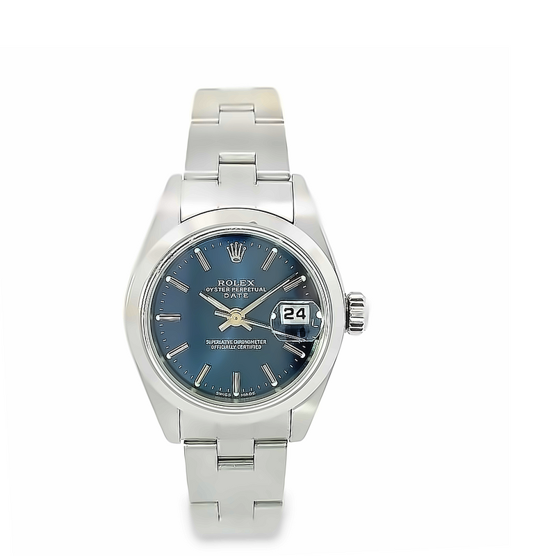 ROLEX - Oyster Perpetual Date Blue Dial 26mm
