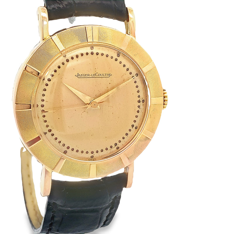 Jaeger LeCoultre - Vintage 18K Yellow Gold Wristwatch 32mm