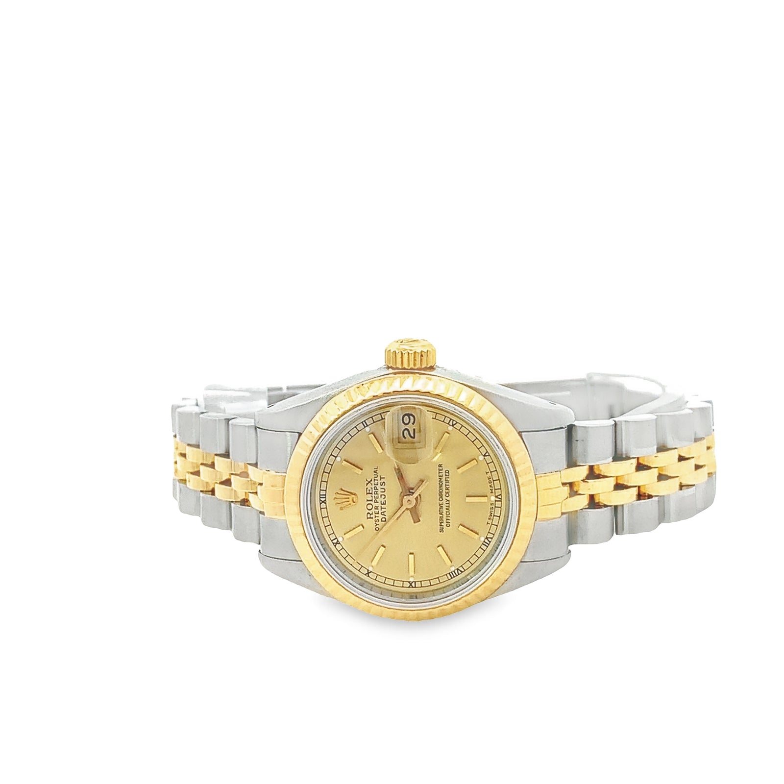 時計 HOLUNS OYSTER PERPETUAL DATEJUST ROLEX Oyster Perpetual DATEJUST Automatic 26mm 2 Tone Watch