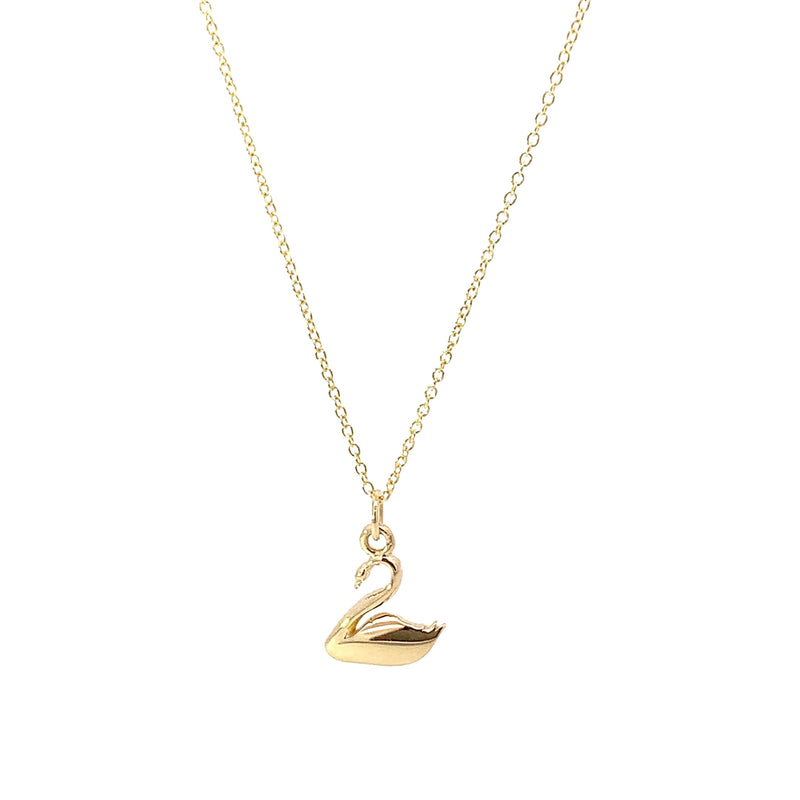 Golden Swan Necklace