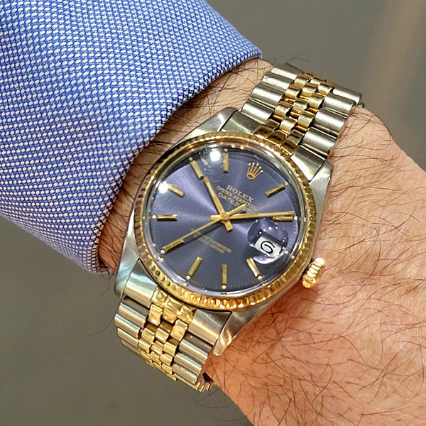 36mm Rolex 16030 with rare Periwinkle dial