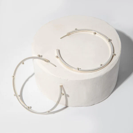 Rain Hoop Earrings