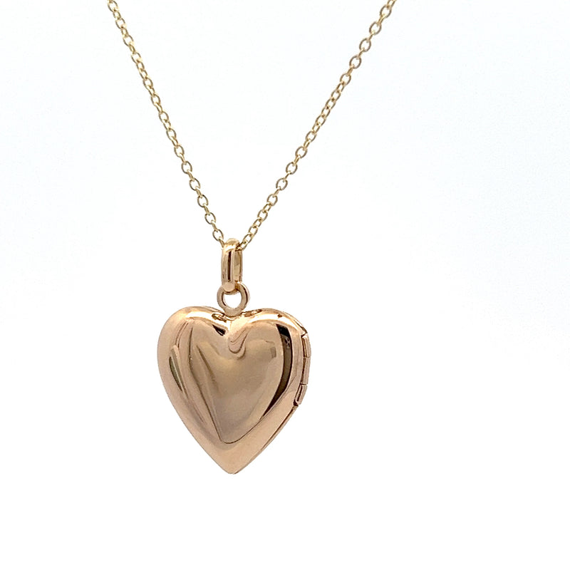 Vintage Gold Heart Locket