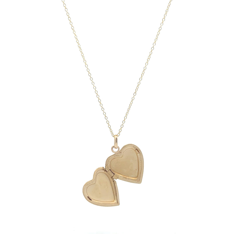 Vintage Gold Heart Locket