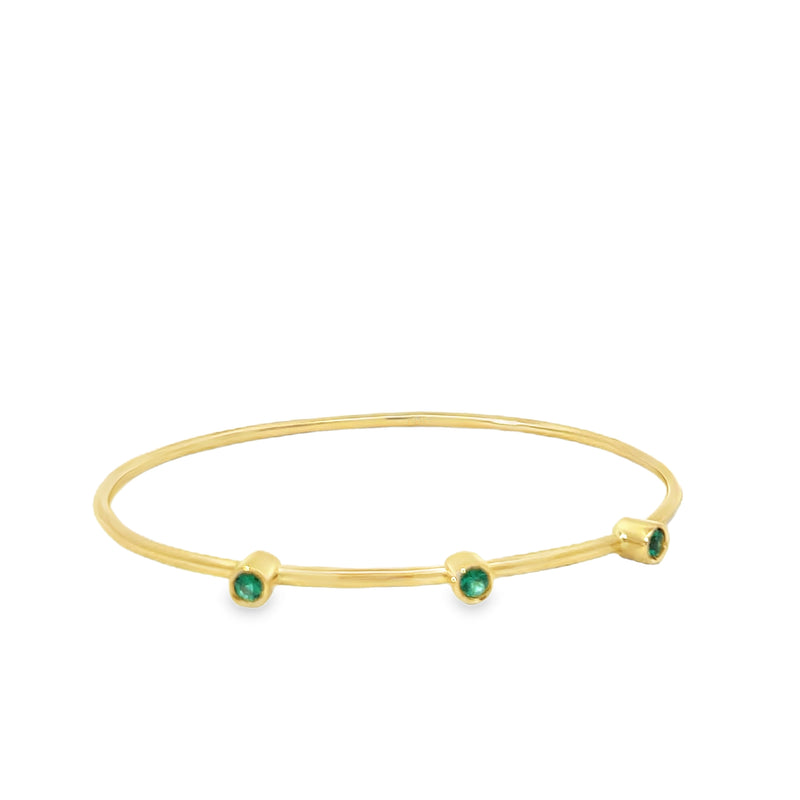 Emerald Trio Bangle