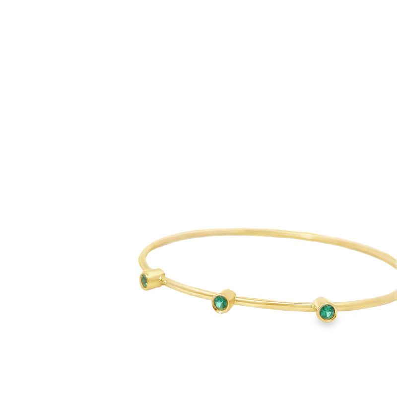 Emerald Trio Bangle