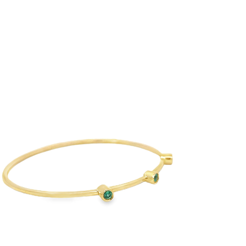 Emerald Trio Bangle