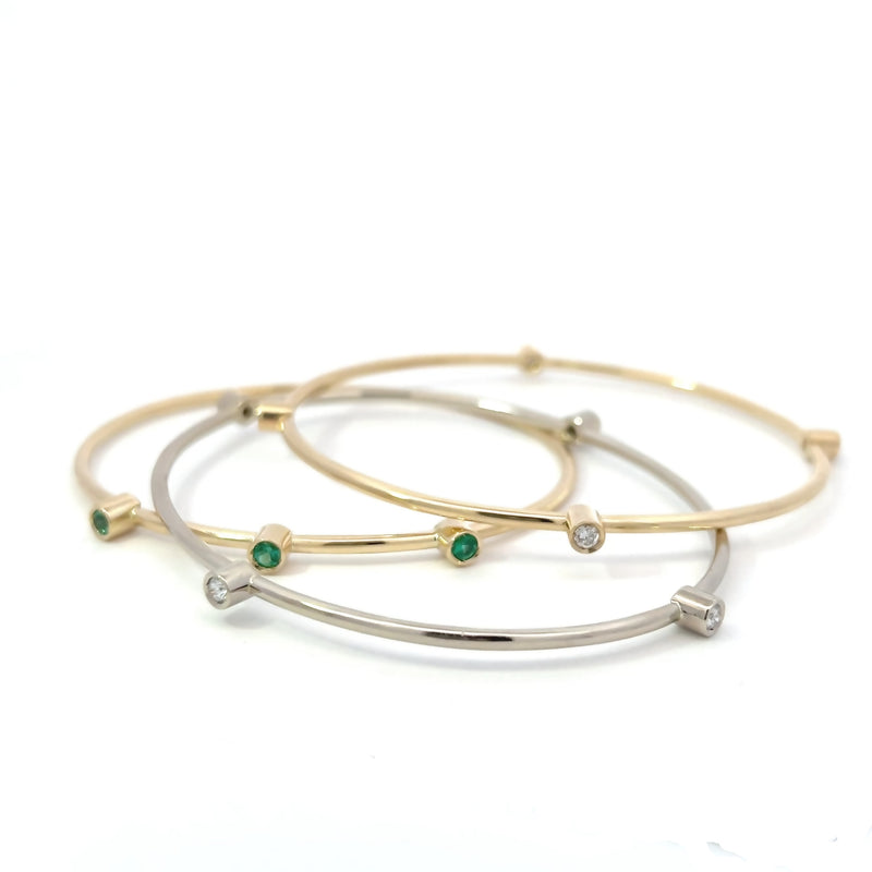 Diamond Quad Bangle