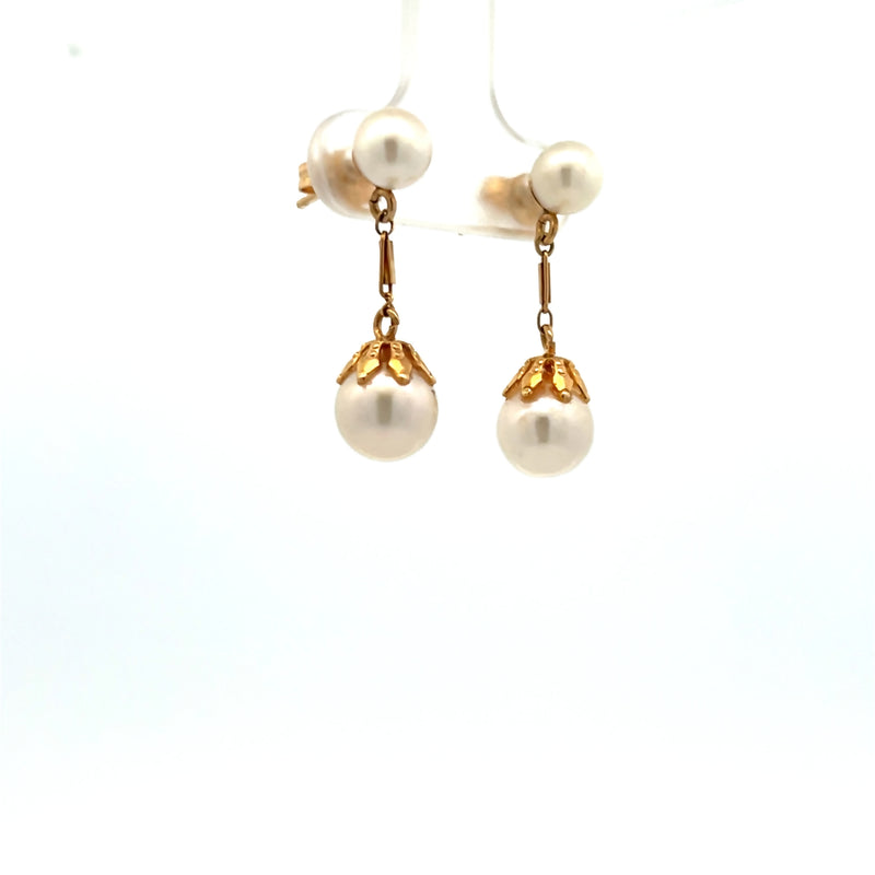 Vintage Pearl Drop Earrings