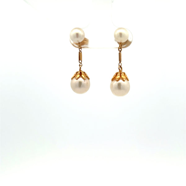 Vintage Pearl Drop Earrings