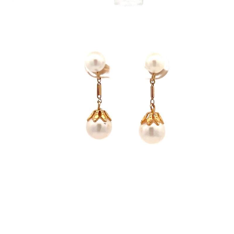 Vintage Pearl Drop Earrings