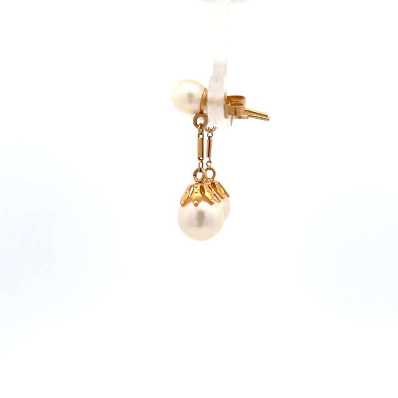 Vintage Pearl Drop Earrings