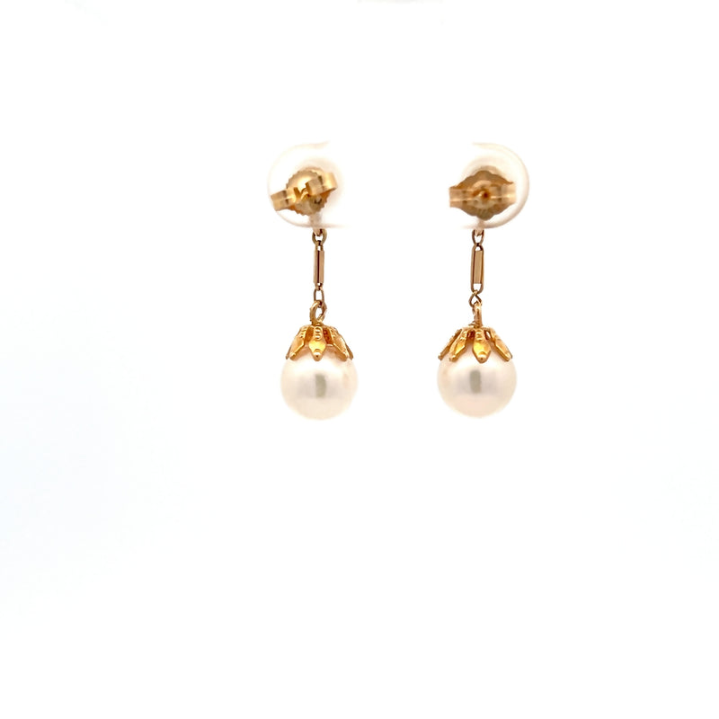 Vintage Pearl Drop Earrings