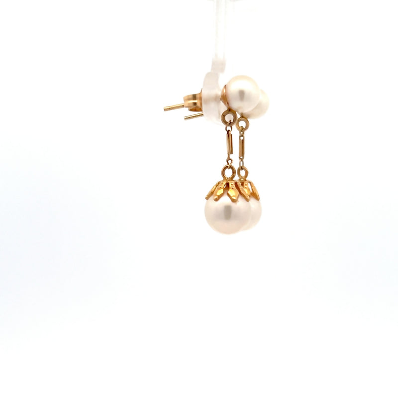 Vintage Pearl Drop Earrings