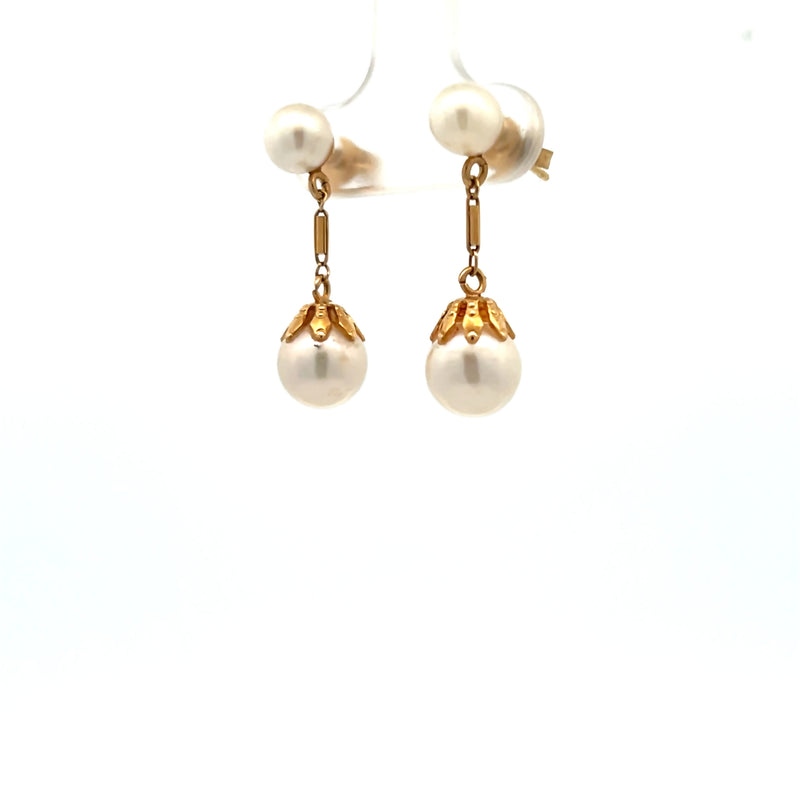 Vintage Pearl Drop Earrings