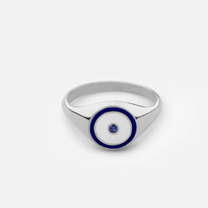Sterling Silver Opus Sapphire Ring
