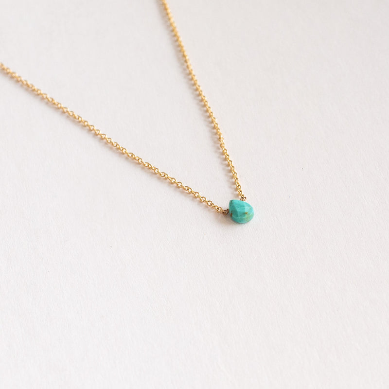 Pear Shape Turquoise Necklace - available by special order