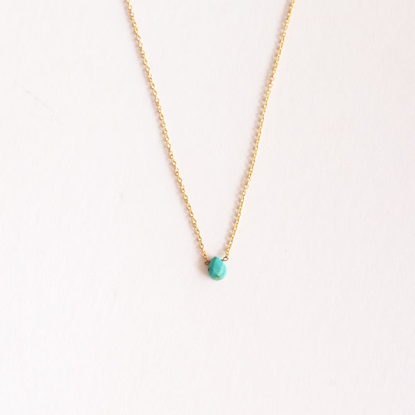 Pear Shape Turquoise Necklace - available by special order