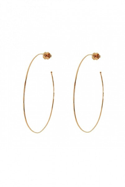 Hammered Rose Gold Hoop Earrings - available on special order