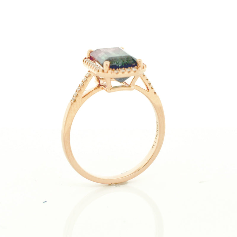 Bicolor Tourmaline Ring