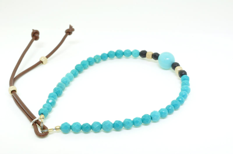 Men's Arizona Turquoise Beaded Bracelet