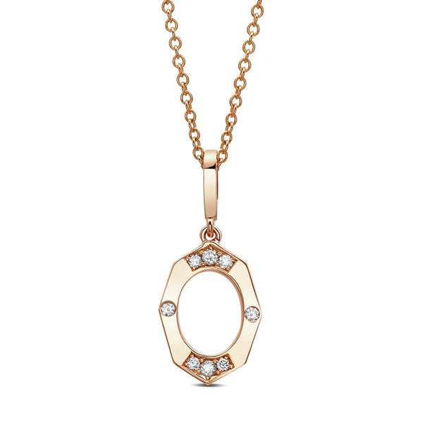 Diamond Affinity Oval Pendant Necklace - available on special order