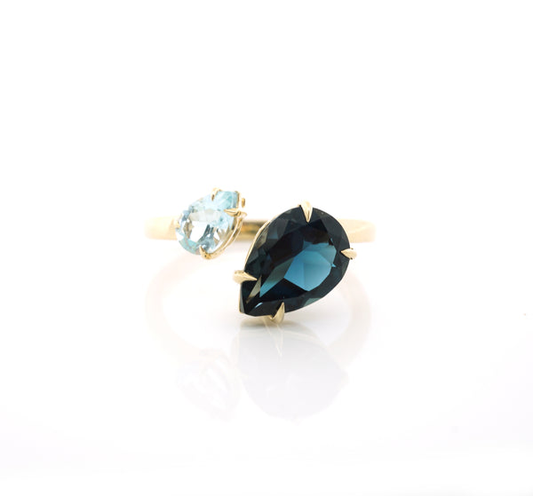 London Blue Topaz & Sky Blue Topaz Ring