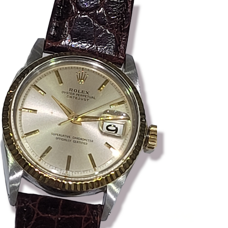 ROLEX - Vintage Oyster Perpetual Datejust SS 18K 36MM