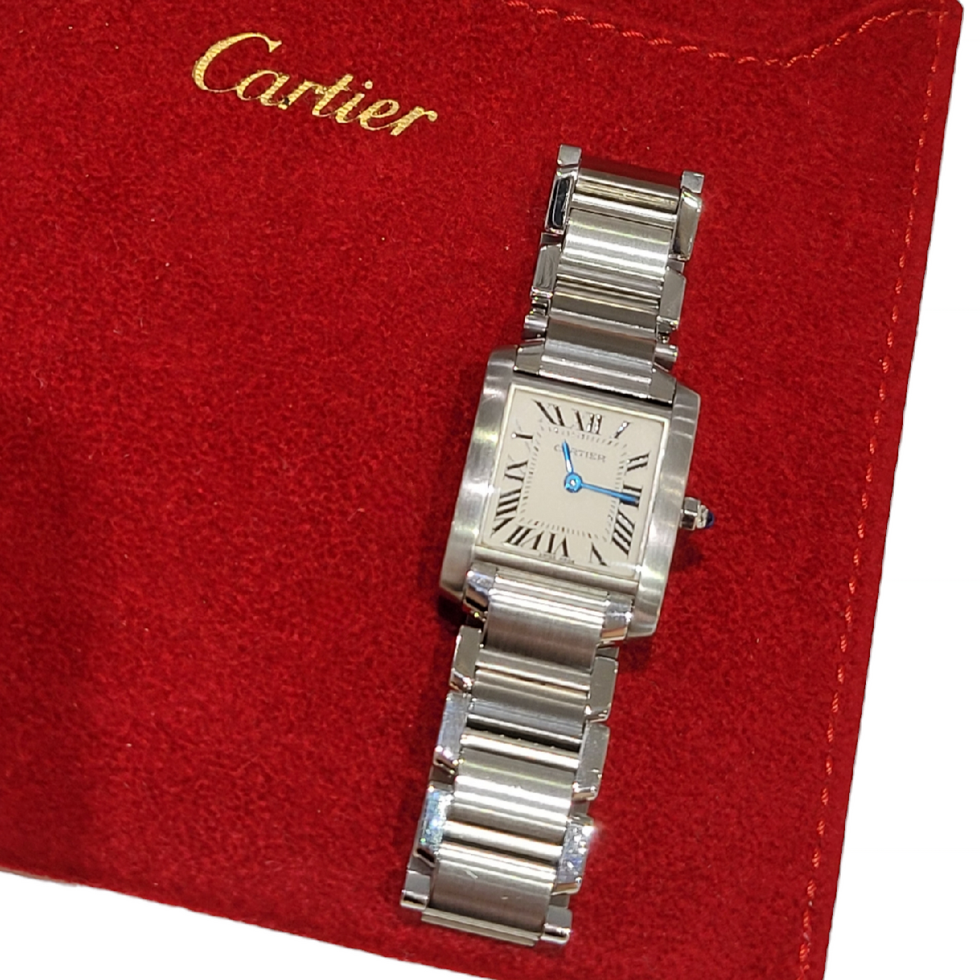 テルCartierSTEEL TANK FRANCAISE Tank Française watch