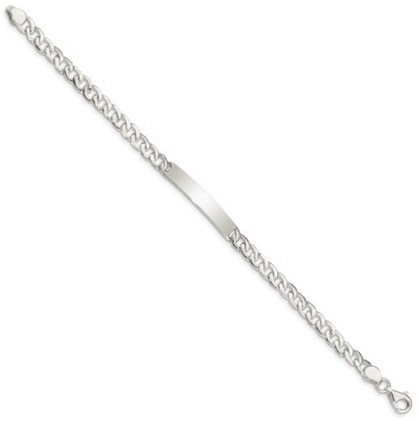 Sterling Silver Child's ID Curb Link Bracelet - available on special order