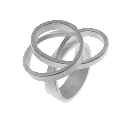 Sterling Silver Open Swirl Ring