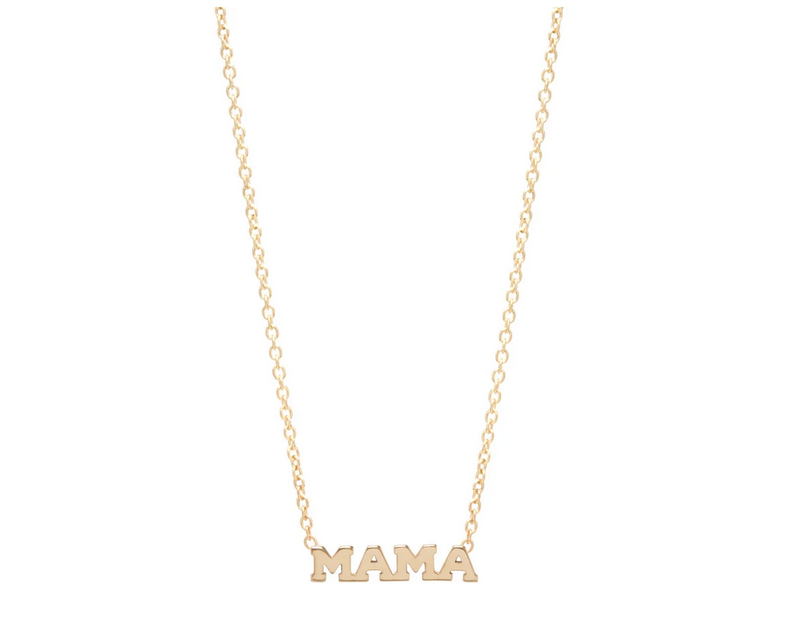 Itty Bitty Gold Mama Necklace
