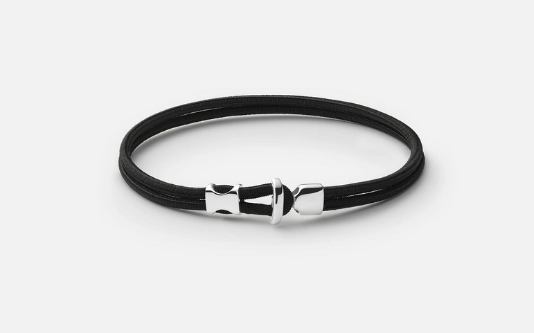 Orson Loop Bungee Rope Bracelet - Black