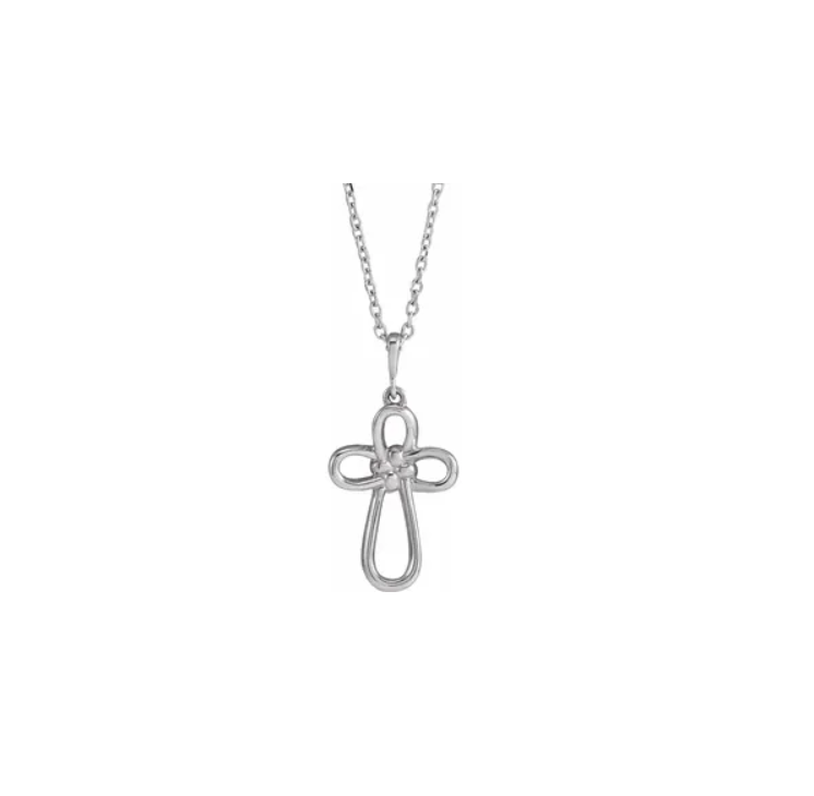 Knotted Cross Necklace - available on special order