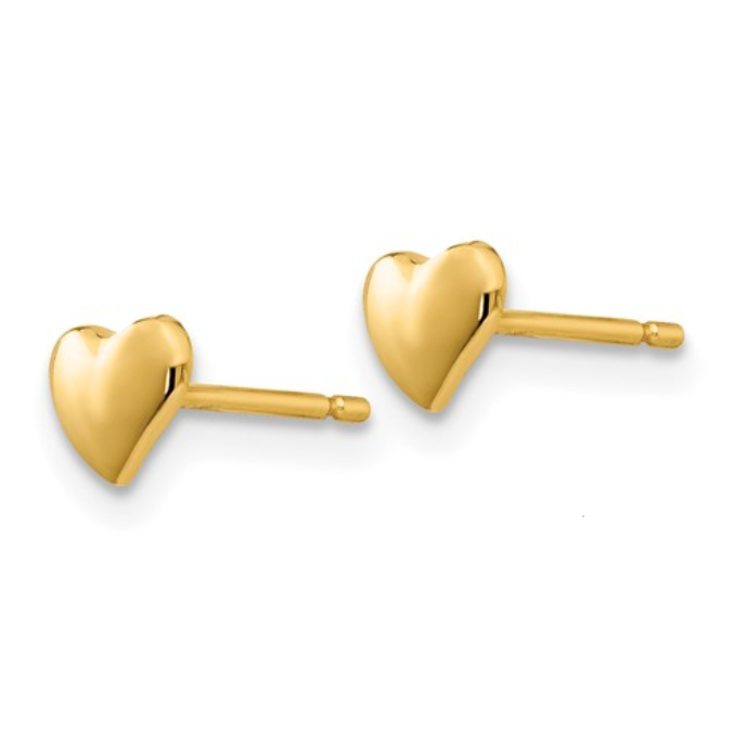 Mini Heart Stud Earrings - available on special order