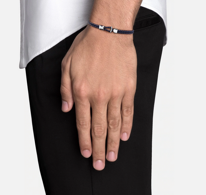 Orson Loop Bungee Rope Bracelet Navy/Brown – Generales